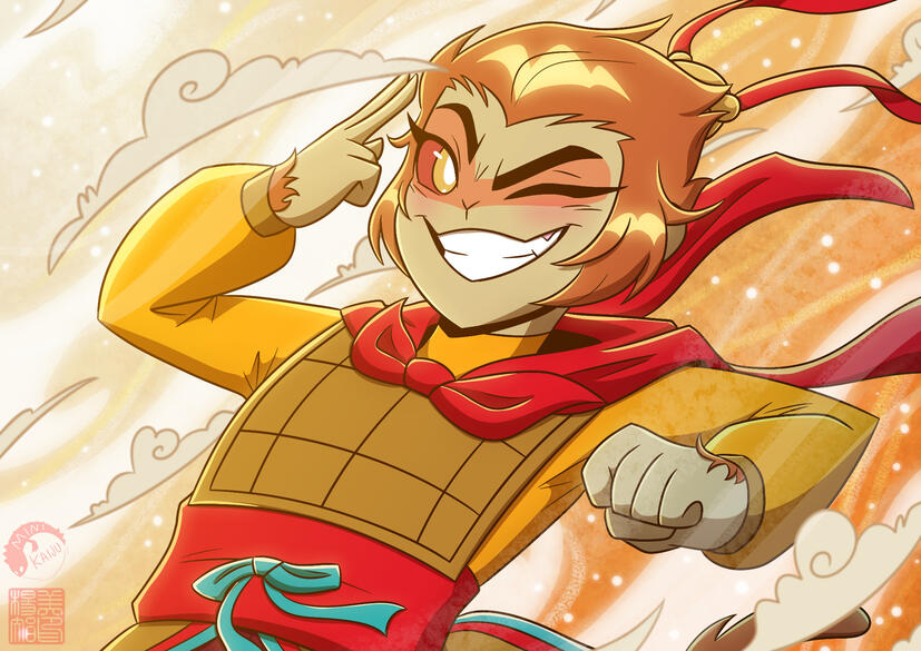 Monkie Kid Sun Wukong Fanart