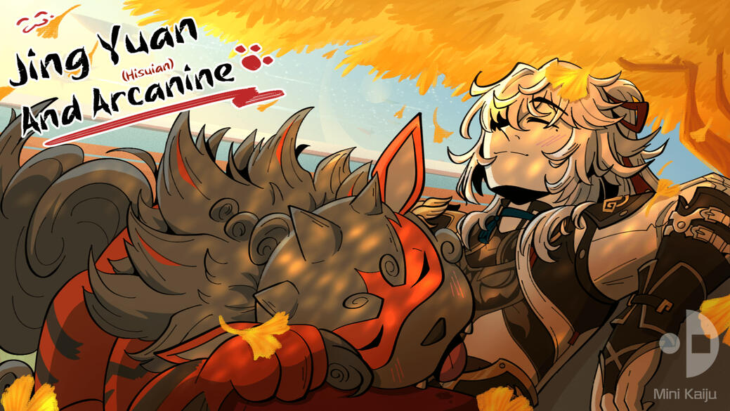 Jing Yuan &amp; Arcanine Fanart
