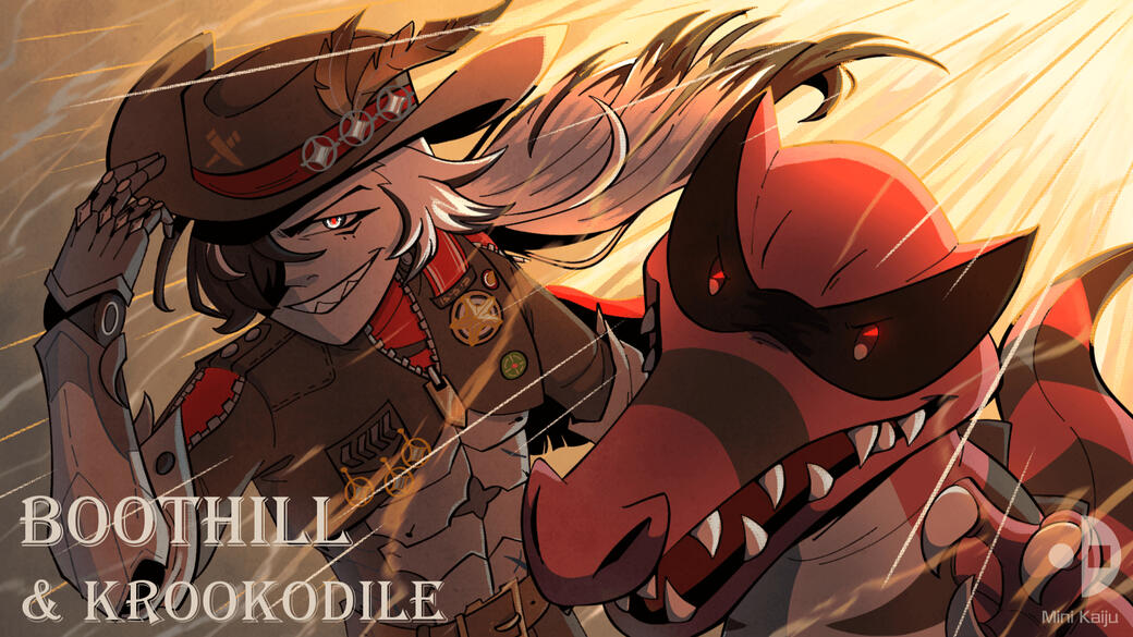 Boothill & Krookodile Fanart Boothill & Krookodile Fanart